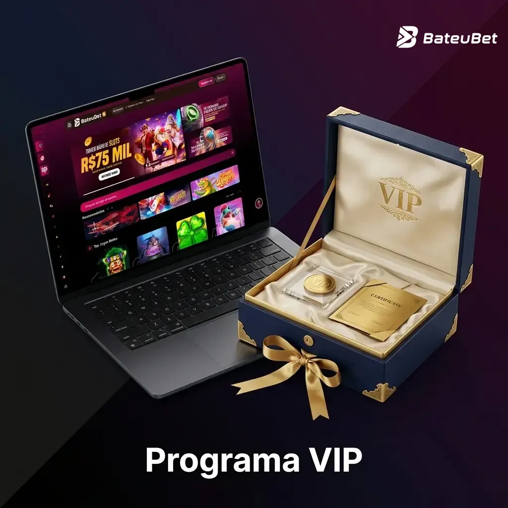 Programa VIP Bateubet com níveis de fidelidade, cashback, limites de saque e benefícios exclusivos para jogadores brasileiros