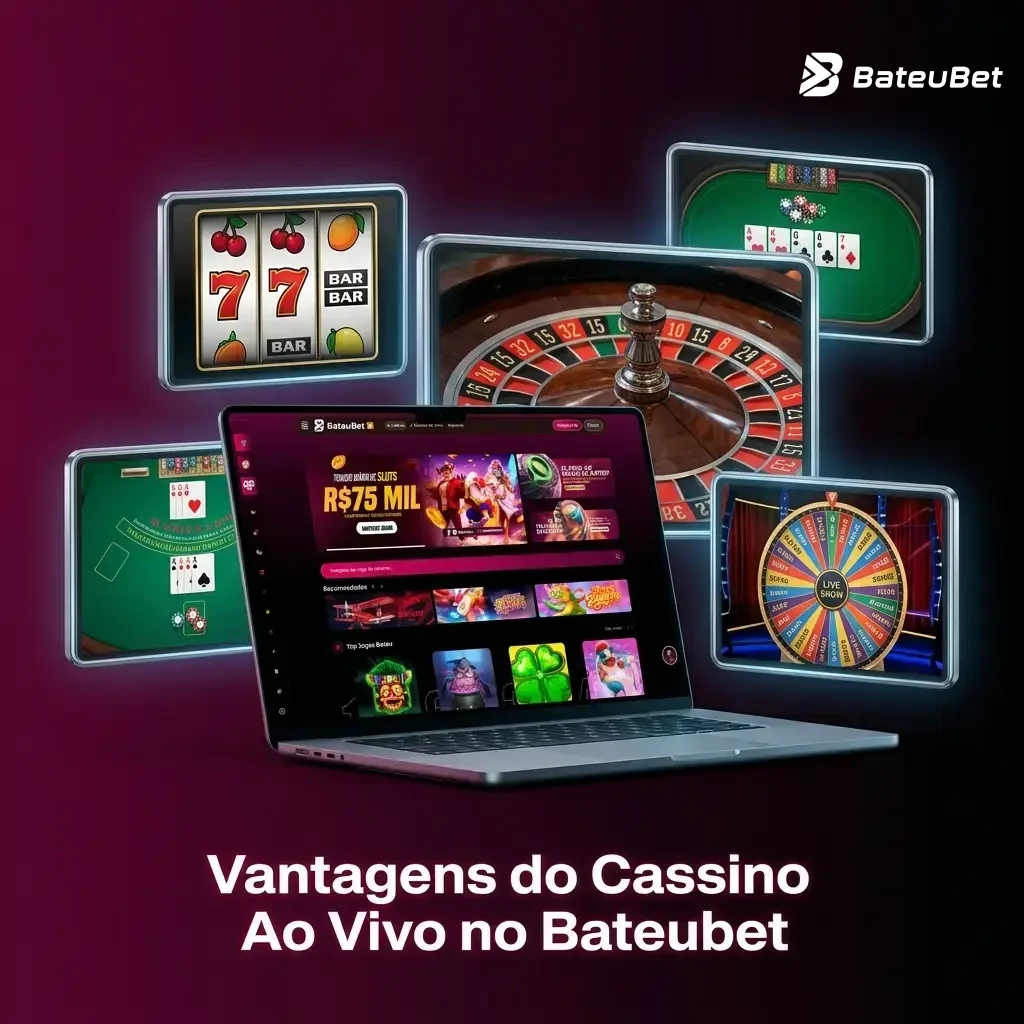 Vantagens do cassino ao vivo Bateubet com dealers reais, transmissão HD e pagamento via Pix