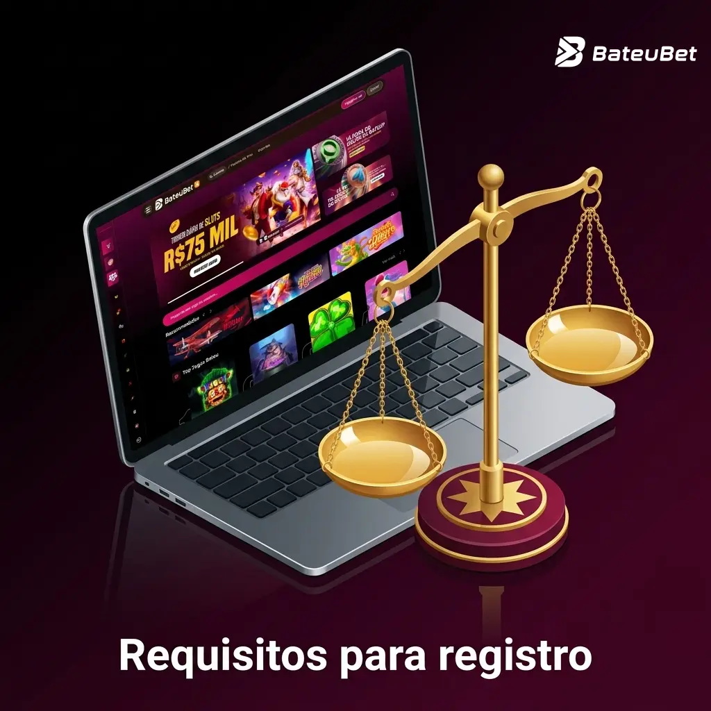 Requisitos para registro na Bateubet: idade mínima, documento válido, uma conta por pessoa e residência no Brasil.