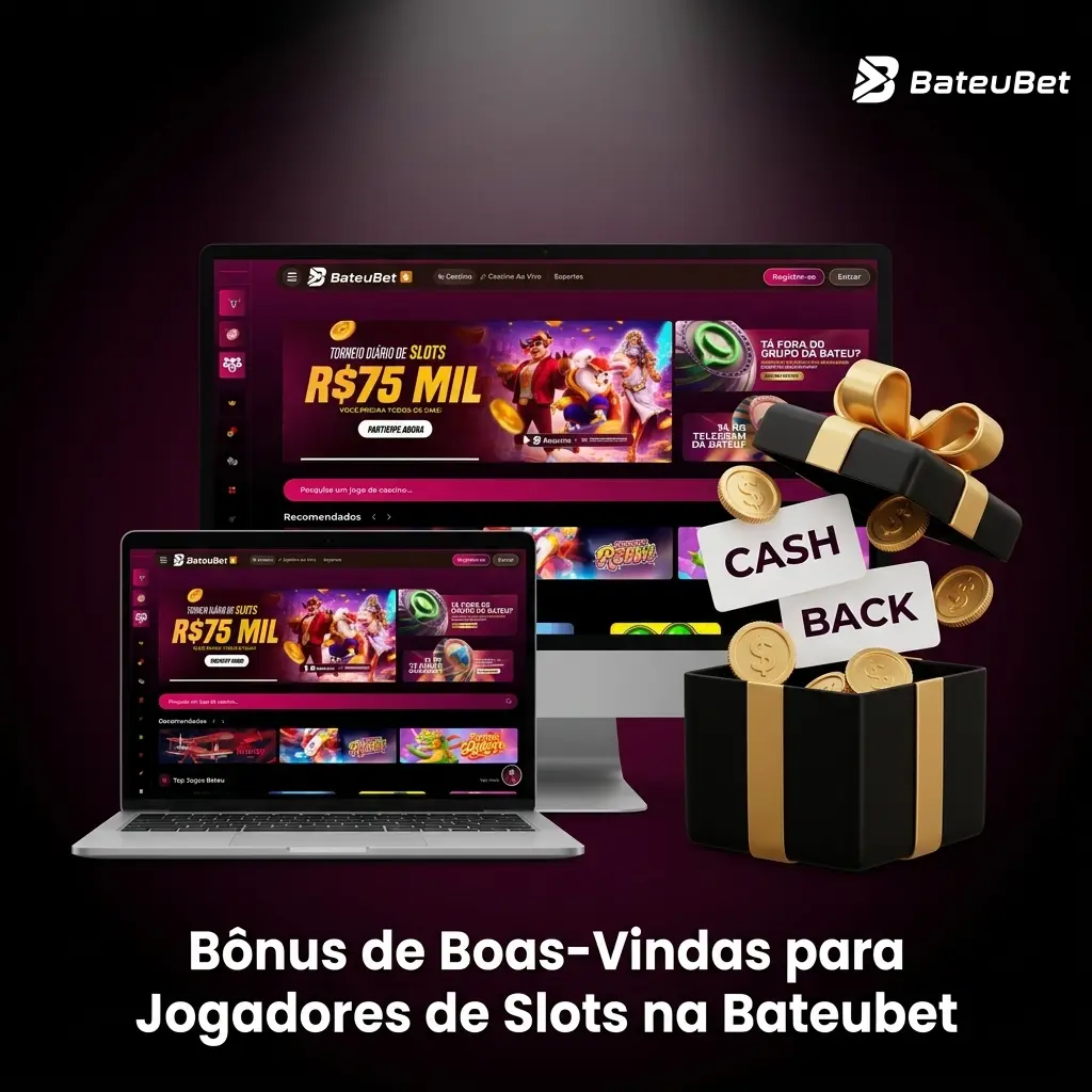 Bônus de boas-vindas Bateubet: 100% no primeiro depósito até R$1.000 e cashback diário para slots